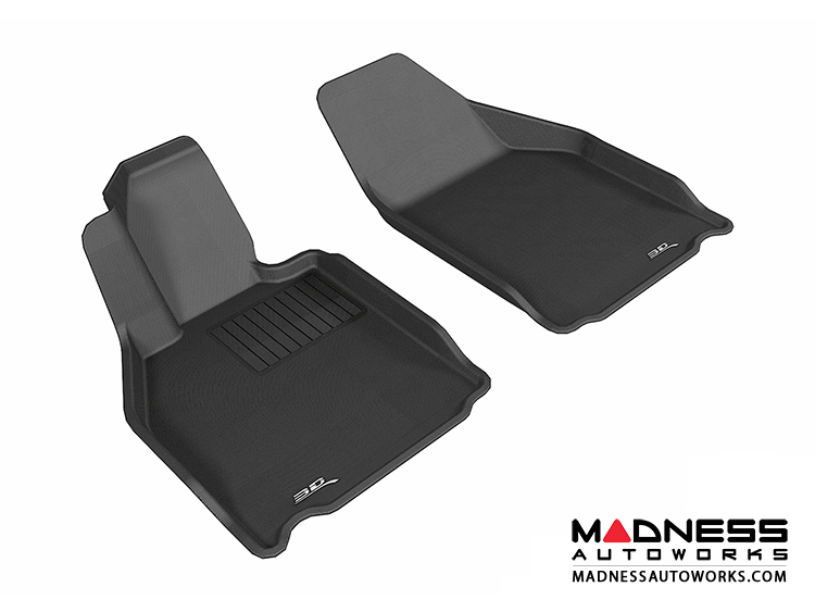 Porsche 911 Floor Mats (Set of 2) - Front - Black by 3D MAXpider